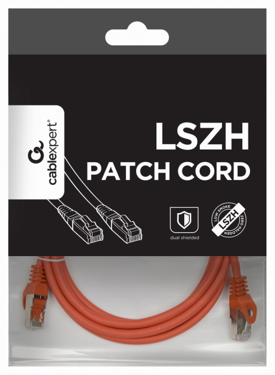 CABLE RED S-FTP GEMBIRD CAT 6A LSZH ROJO 2M