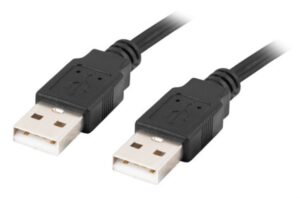 CABLE USB 2.0 LANBERG MACHO/MACHO 1M NEGRO