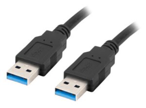 CABLE USB 3.0 LANBERG MACHO/MACHO 0.5M NEGRO