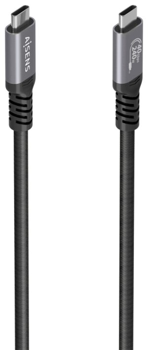 CABLE USB4 AISENS GEN3x2 40GBPS 8K60HZ 5A 48V 240W E-MARK C/M-C/M 1M