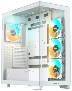 CAJA GIGABYTE C500 PANORAMIC STLEATH ATX 4 VENT 120MM BLANCA