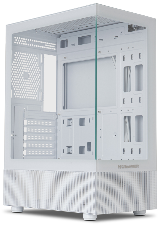 CAJA NOX HUMMER VISION SEMITORRE COMPACTA BLANCA USB3.0