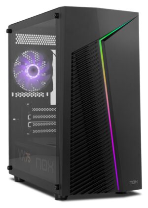 CAJA NOX INFINITY RGB M-ATX CHASSIS MINITORRE NEGRO