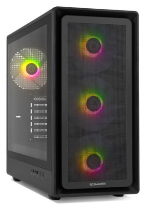 CAJA NOX SEMITORRE HYPERFLOW HUMMER AERO ARGB NEGRO USB 3.0 TYPE C x4 Vent. 140mm SOPORTE GRAFICA IN
