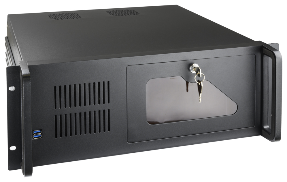 CAJA RACK IPC TOOQ 406N 19" ATX USB 3,0,ACERO,SIN FUENTE,CON LLAVE