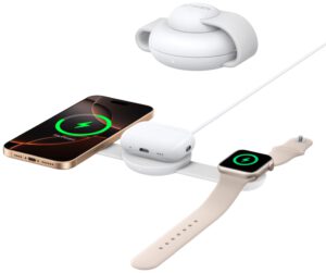 CARGADOR ANKER MAGGO WIRELESS CHARGING STATION (3-IN-1 FOLDABLE PAD)