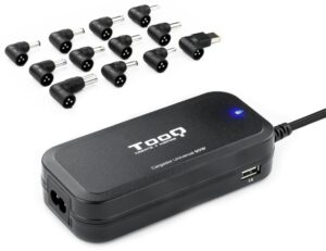 CARGADOR AUTOMATICO UNIVERSAL TOOQ TQLC-90BS02AT 90W 2XUSB 12 CONECTORES