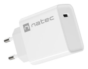 CARGADOR NATEC RIBERA 20W 1XUSB-C PD3.0 QC3.0 BLANCO