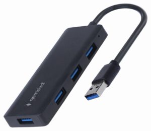 CONCENTRADOR GEMBIRD USB 3.1 (GEN.1) DE 4 PUERTOS