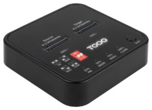 DOCK TOOQ TQDS-201B 2xM.2 NVMe USB-C 3.2 GEN2 CLONE NEGRO