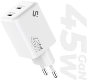 GAN 45W CHARGER USB C+C