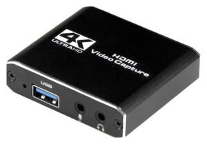 GRABADORA GEMBIRD USB - HDMI 4K NEGRO