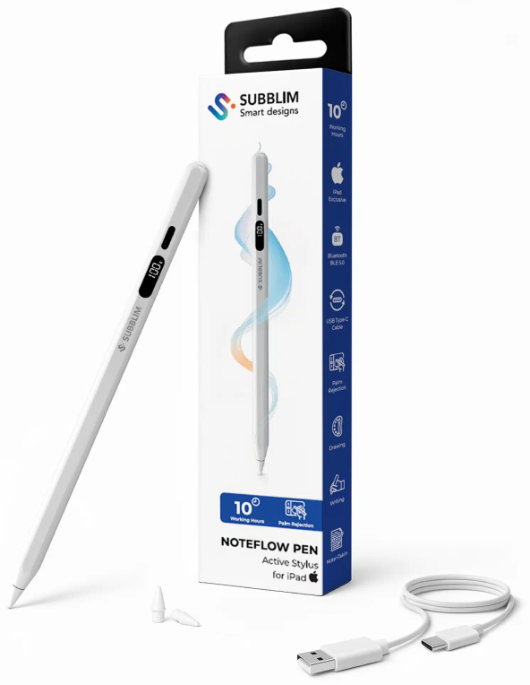 LAPIZ NOTEFLOW PARA IPAD NEGRO SUBBLIM