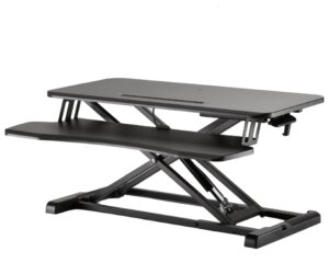 MESA EWENT DE TRABAJO SIT STAND DE ALTURA REGULABLE CON BANDEJA PARA TECLADO
