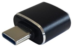 MINI ADAPTADOR AISENS USB 3.1 GEN2 3A TIPO USB-C M-A H NEGRO