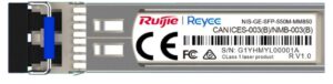 MODULO TRANSCEPT RUIJIE REYEE 850NM FIBRA MULTIMODO CONECTOR LC