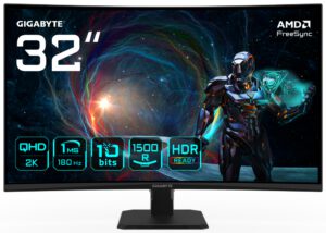 MONITOR GAMING GIGABYTE GS32QCA 31.5" 2560X1440 QHD
