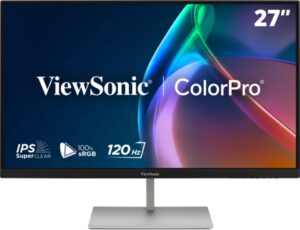 MONITOR VIEWSONIC VP2766-2K 27" 2.5K QHD 120HZ IPS HDR10 PIVOTANTE ALTURA AJUSTABLE