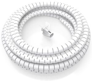 ORGANIZADOR CABLE AISENS EN ESPIRAL 25MM BLANCO 3.0M