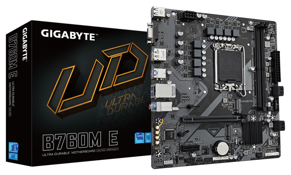 PLACA BASE GIGABYTE B760M E DDR5 7200 MHz