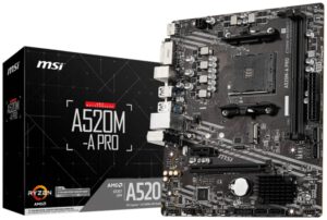 PLACA BASE MSI A520M-A PRO AM4 MATX 2XDDR4