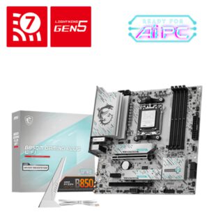 PLACA BASE MSI B850M GAMING PLUS WIFI PCI-E x16 Gen5, M.2 Gen5