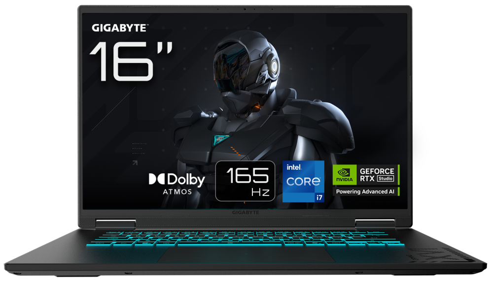 PORTATIL GIGABYTE A16 CVHI3ES864SD i7-13620H 32GB 1TB RTX5060 16"WUXGA FDOS