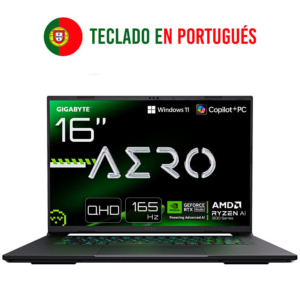 PORTATIL GIGABYTE AERO X16 2WHA3PTC65AH R9-370HX 32GB 1TB RTX5070 16" W11H
