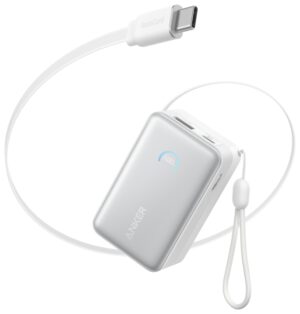 POWERBANK ANKER NANO 10000 MAH 45W CON CABLE USB-C RETRACTIL