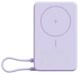 POWERBANK XIAOMI 33W MAGNETIC POWER BANK 10000 BUILT-IN STAND PURPLE