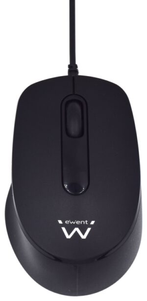 RATON EWENT EW3159 OPTICO 1000 DPI CLIC SILENCIOSO NEGRO USB