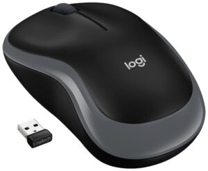RATON LOGITECH M185 NEGRO GRIS RF INALAMBRICO PILAS
