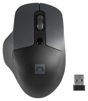RATON NATEC BLACKBIRD 2 SILENT 1600DPI NEGRO RF INALAMBRICO PILAS