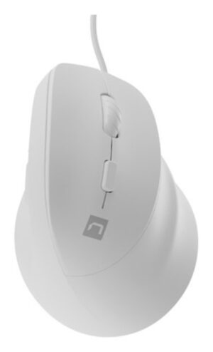 RATON NATEC CRAKE 2 PRO VERTICAL DIESTRO 12.800 DPI OPTICO BLANCO USB
