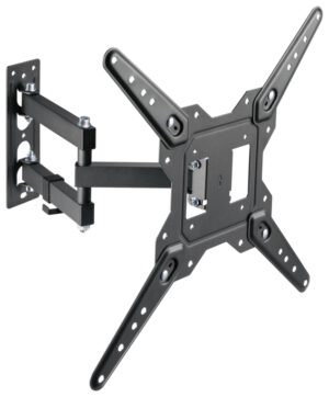SOPORTE AISENS PARED GIRATORIO INCLINABLE MONITOR/TV 30KG 23-55 NEGRO