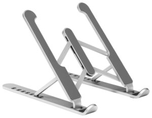 SOPORTE SOBREMESA AISENS AJUSTABLE PARA PORTATIL TABLET PLATA