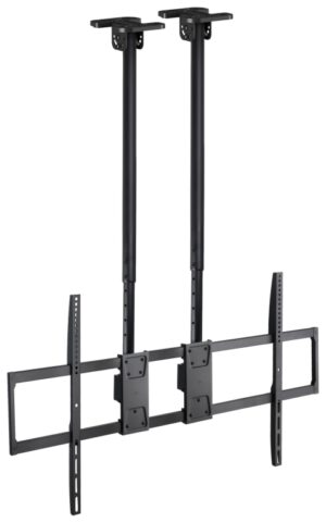 SOPORTE TECHO DOBLE MASTIL TOOQ LPCE11120TSLI-B 60-120" NEGRO