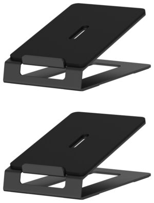 SOPORTE UNIVERSAL AISENS SOBREMESA ALTAVOCES NEGRO