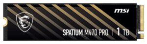 SSD MSI SPATIUM 1TB M470 PRO M2 PCIE4