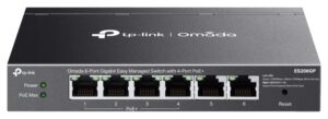 SWITCH OMADA ESA206GP 6 PUERTOS GIGABIT 4 PUERTOS POE+