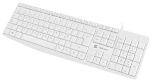 TECLADO NATEC NAUTILUS SLIM LAYOUT USB BLANCO