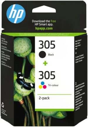 TINTA HP 305 PACK COLOR NEGRO
