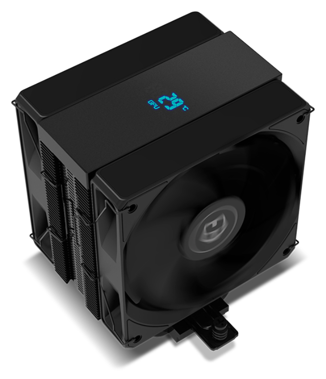 VENTILADOR CPU NOX HUMMER H-200 LCD 2XVENT 120MM PWM