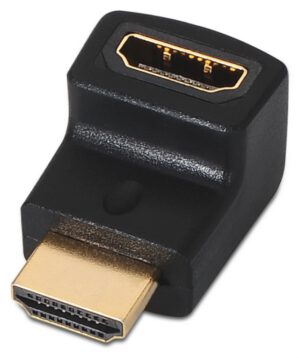 ADAPTADOR AISENS HDMI ACODADO A/H-A/M NEGRO