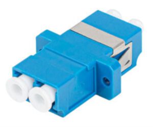 ADAPTADOR FIBRA OPTICA LANBERG LC/UPC MONOMODO DUPLEX AZUL