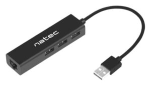 ADAPTADOR NATEC DRAGONFLY USB 2.0 A RJ45 GIGABIT CON 3XUSB 2.0