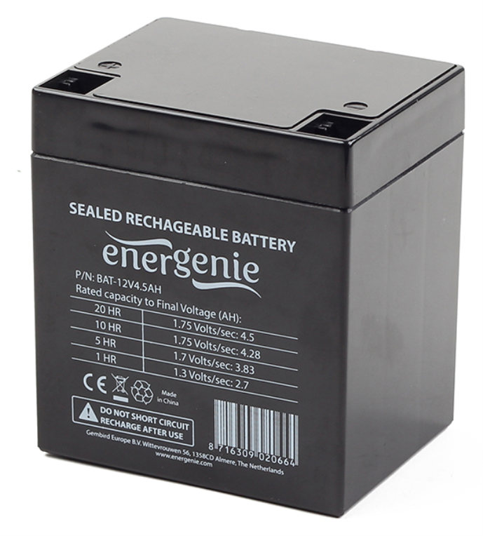 BATERIA 12V 4.5AH GEMBIRD