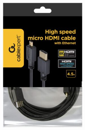 CABLE HDMI/MICRO HDMI M/M 4,5M GOLD