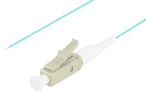 CABLE PIGTAIL FIBRA OPTICA LANBERG LC/UPC OM3 50/125 2M MULTIMODO AZUL TURQUESA