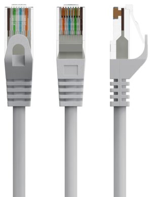 CABLE RED GEMBIRD UTP CAT6 0,50M COBRE GRIS